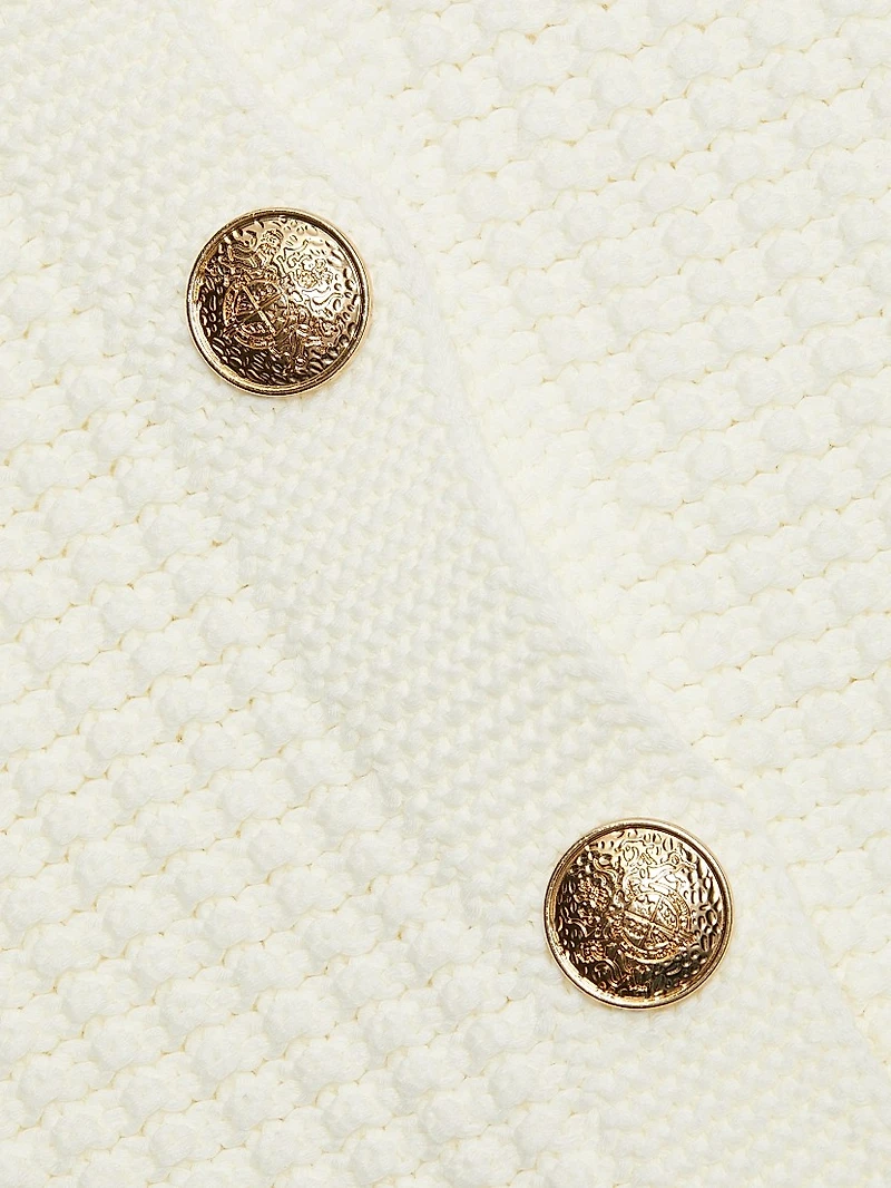 Garance Cotton-Blend Knit Cardigan