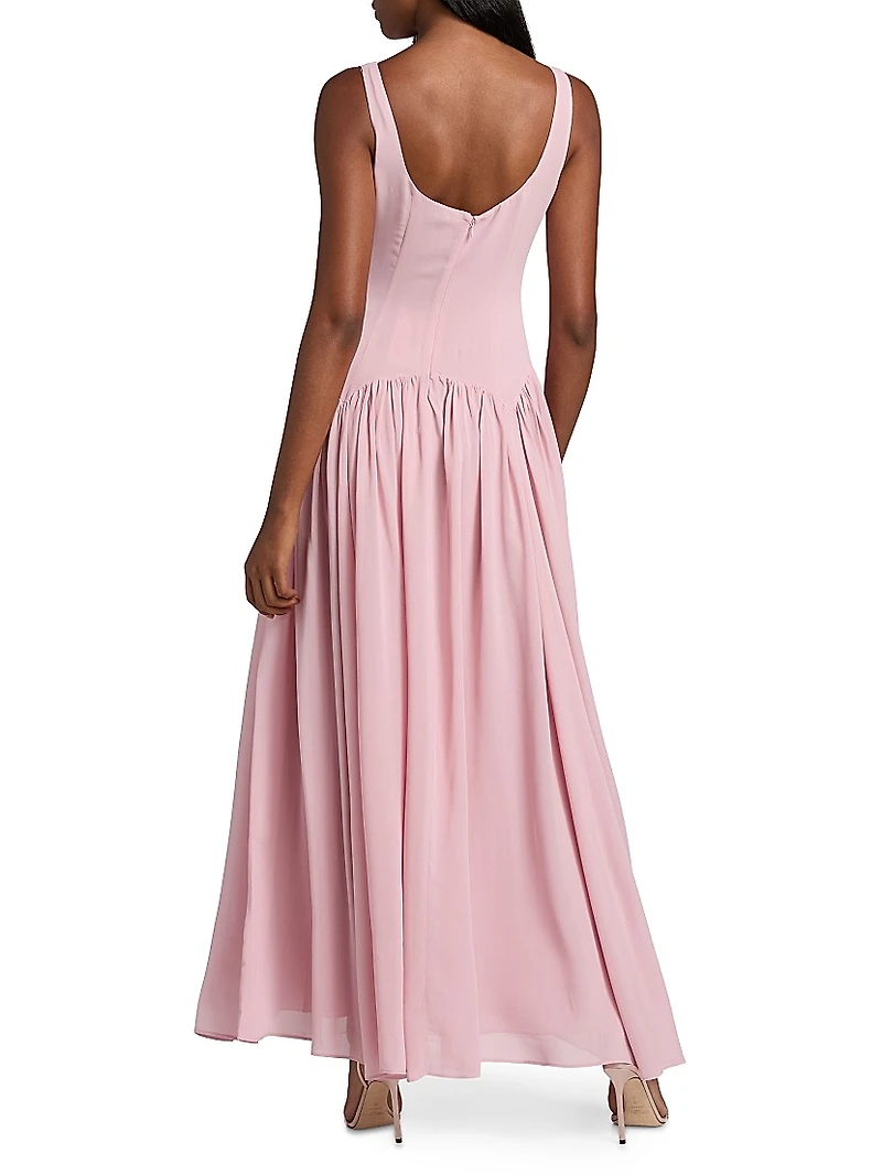 Camella Georgette Cocktail Dress