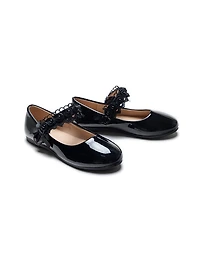 Baby Girl's & Little Rose Pearl Doily Flats