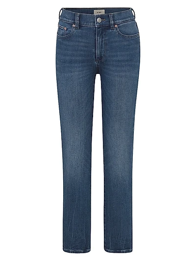 Mara Straight Mid Rise Instasculpt Ankle Jeans
