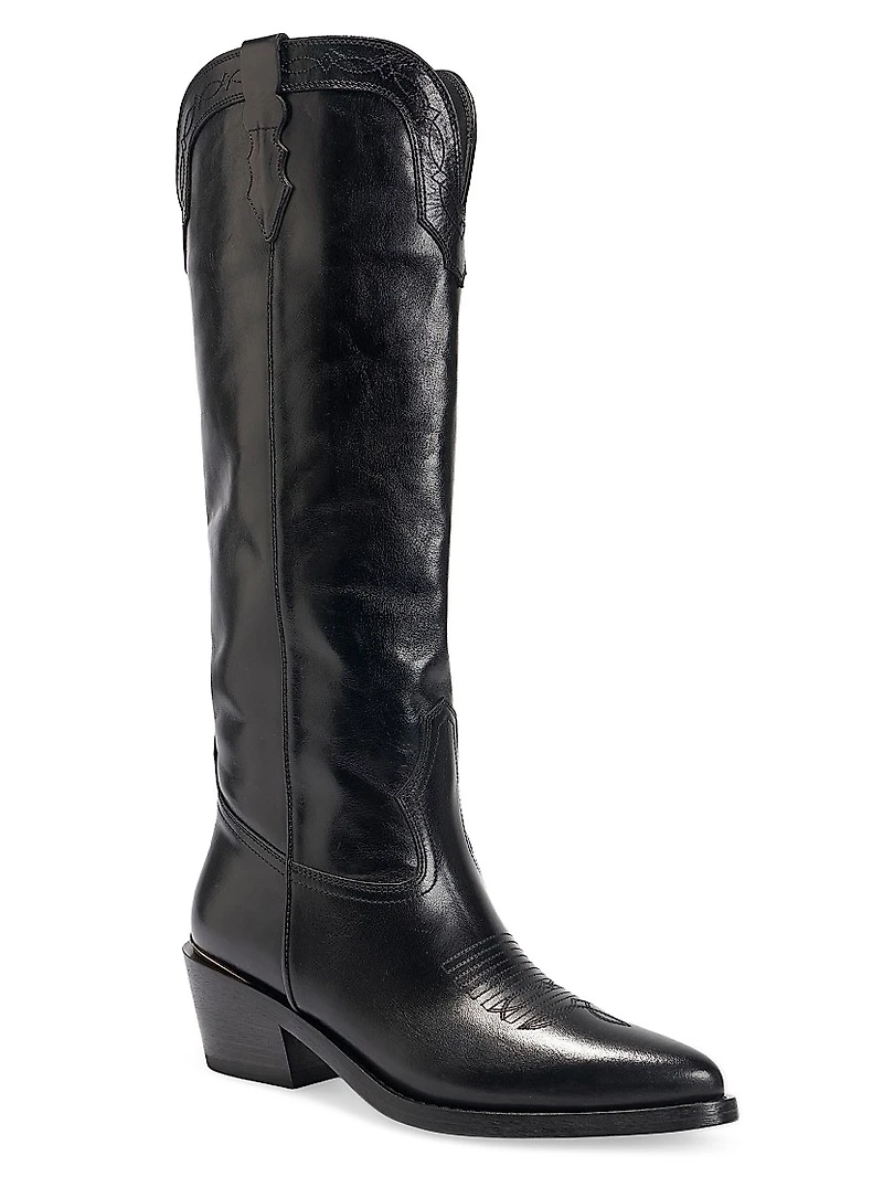 Selena 55MM Leather Knee-High Boots