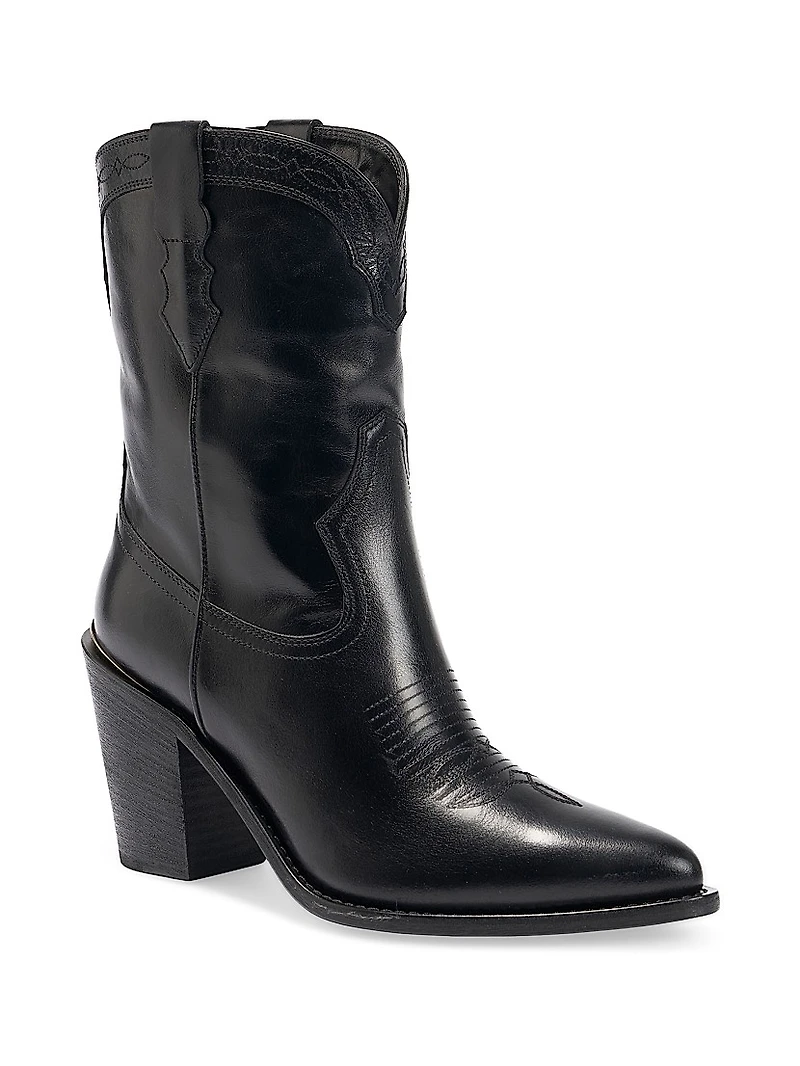 Sophie 90MM Leather Boots