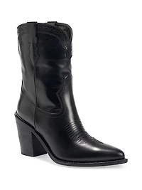 Sophie 90MM Leather Boots