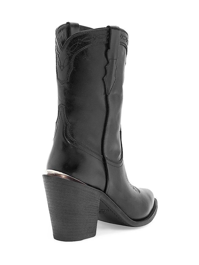 Sophie 90MM Leather Boots