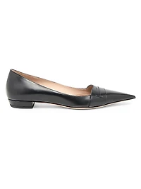 Eva 25MM Leather Ballerina Flats