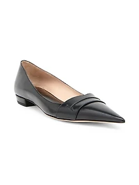 Eva 25MM Leather Ballerina Flats