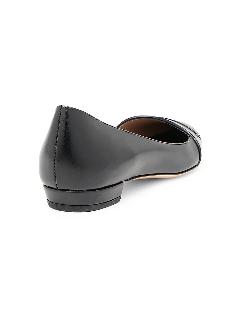 Eva 25MM Leather Ballerina Flats