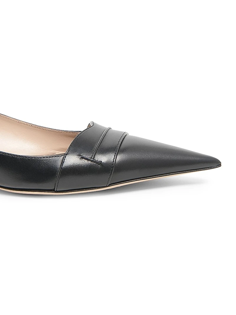 Eva 25MM Leather Ballerina Flats