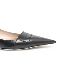Eva 25MM Leather Ballerina Flats