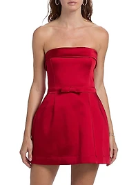 Avalee Strapless Skort Romper