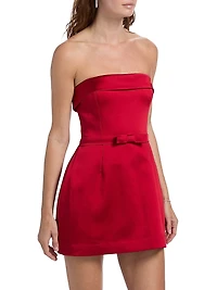 Avalee Strapless Skort Romper