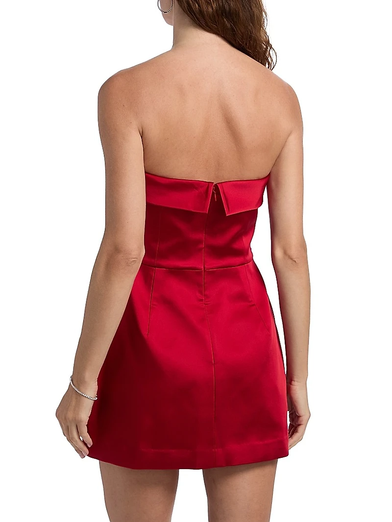 Avalee Strapless Skort Romper