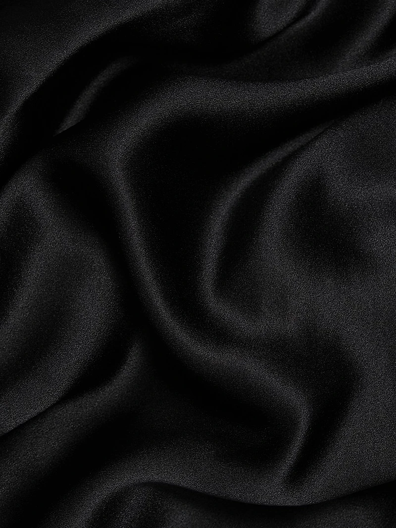 Janeiro Silk Satin Maxi Dress