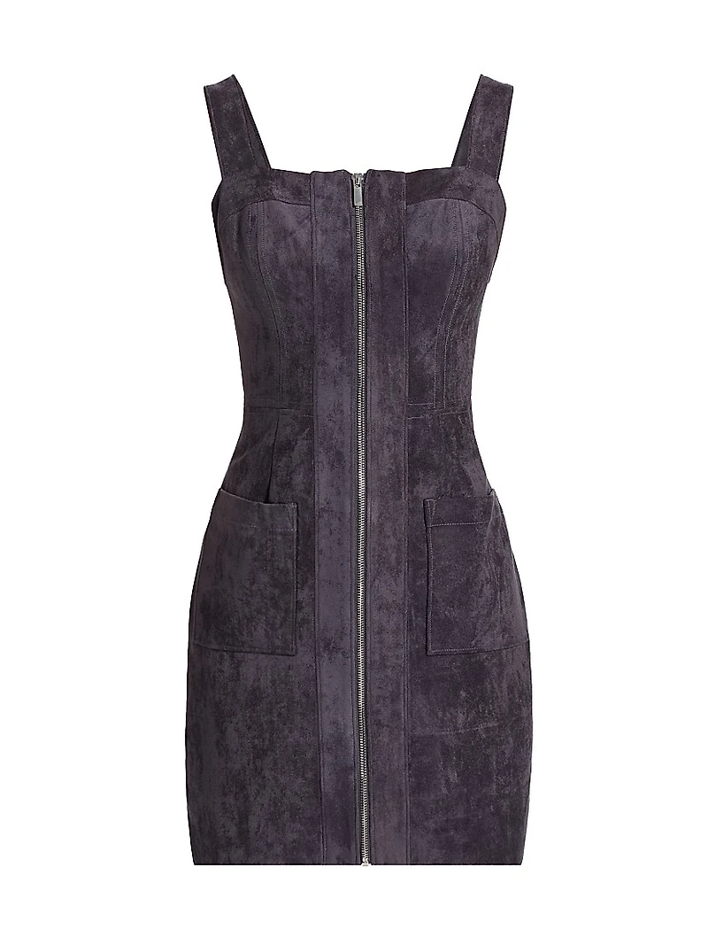 Becker Faux Suede Minidress