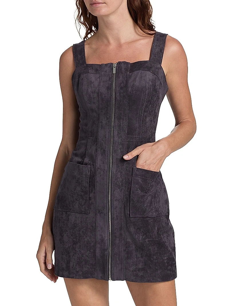 Becker Faux Suede Minidress