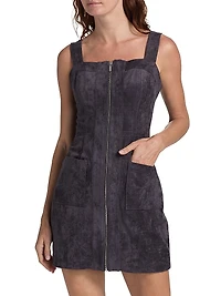 Becker Faux Suede Minidress