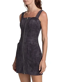 Becker Faux Suede Minidress