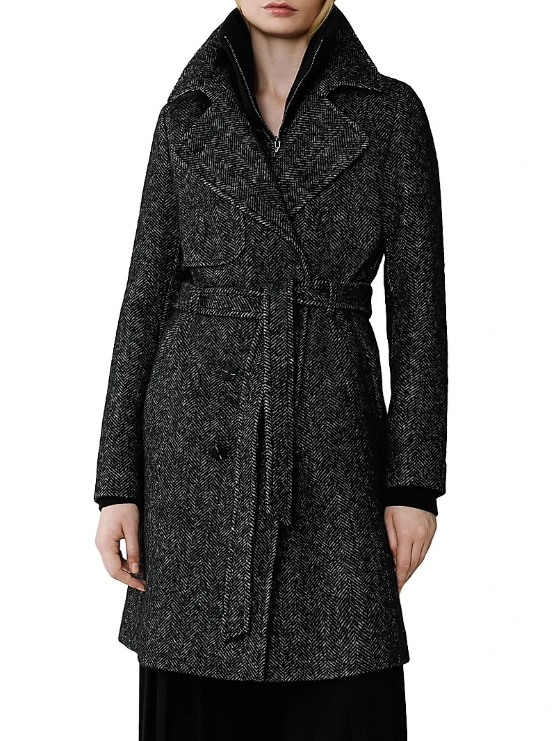 Fabianne Wool-Blend Double-Breasted Coat