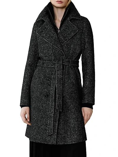 Fabianne Wool-Blend Double-Breasted Coat