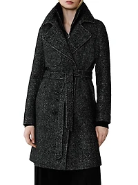 Fabianne Wool-Blend Double-Breasted Coat