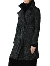 Fabianne Wool-Blend Double-Breasted Coat