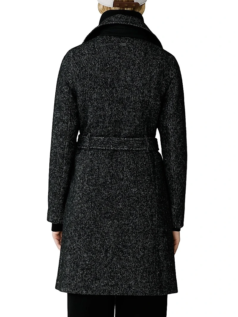 Fabianne Wool-Blend Double-Breasted Coat