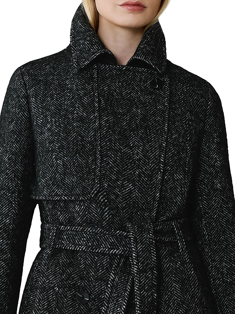 Fabianne Wool-Blend Double-Breasted Coat