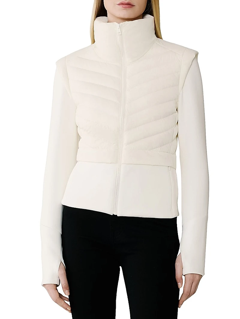 Miriam Chevron Quilted Jacket