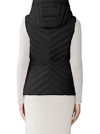 Estelle Slim-Fit Down Hooded Vest