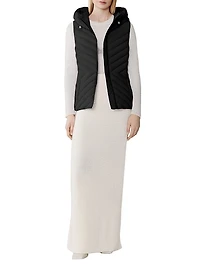 Estelle Slim-Fit Down Hooded Vest