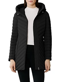 Estelle Quilted Down Hooded Jacket