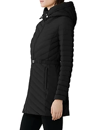 Estelle Quilted Down Hooded Jacket