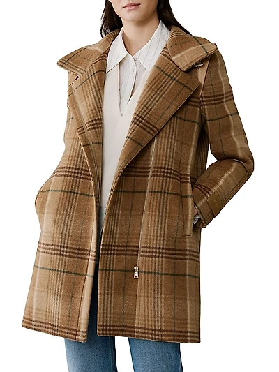Kiana Plaid Coat