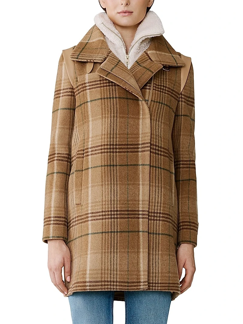 Kiana Plaid Coat