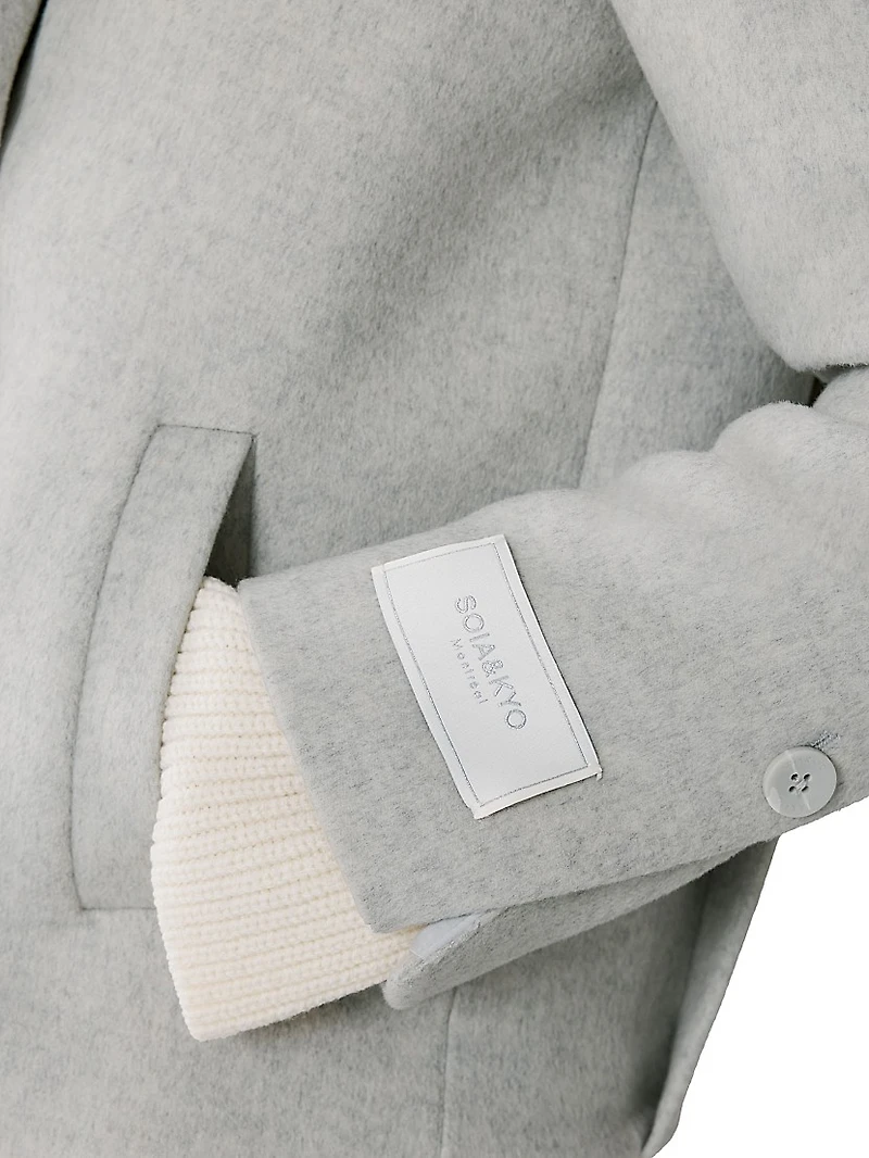 Tala Straight-Fit Wool-Blend Blazer