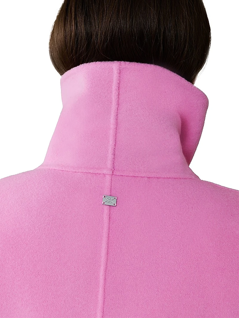 Bridgette Relaxed-Fit Wool-Blend Wrap Coat