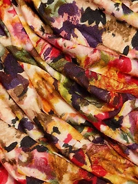 Damira Floral Ruched Midi-Dress