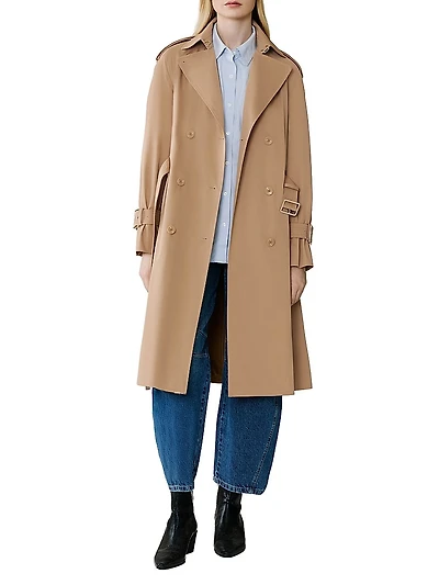 Becky Relaxed-Fit Double-Breasted Coat