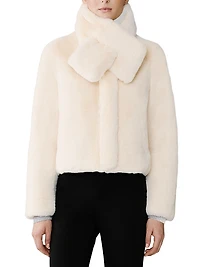 Kendell Faux Fur Scarf Jacket