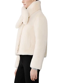 Kendell Faux Fur Scarf Jacket