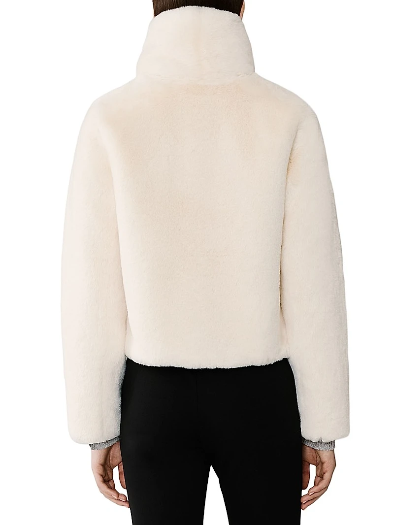 Kendell Faux Fur Scarf Jacket