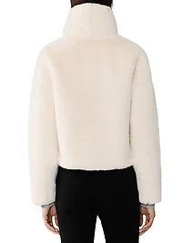Kendell Faux Fur Scarf Jacket