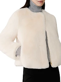 Kendell Faux Fur Scarf Jacket