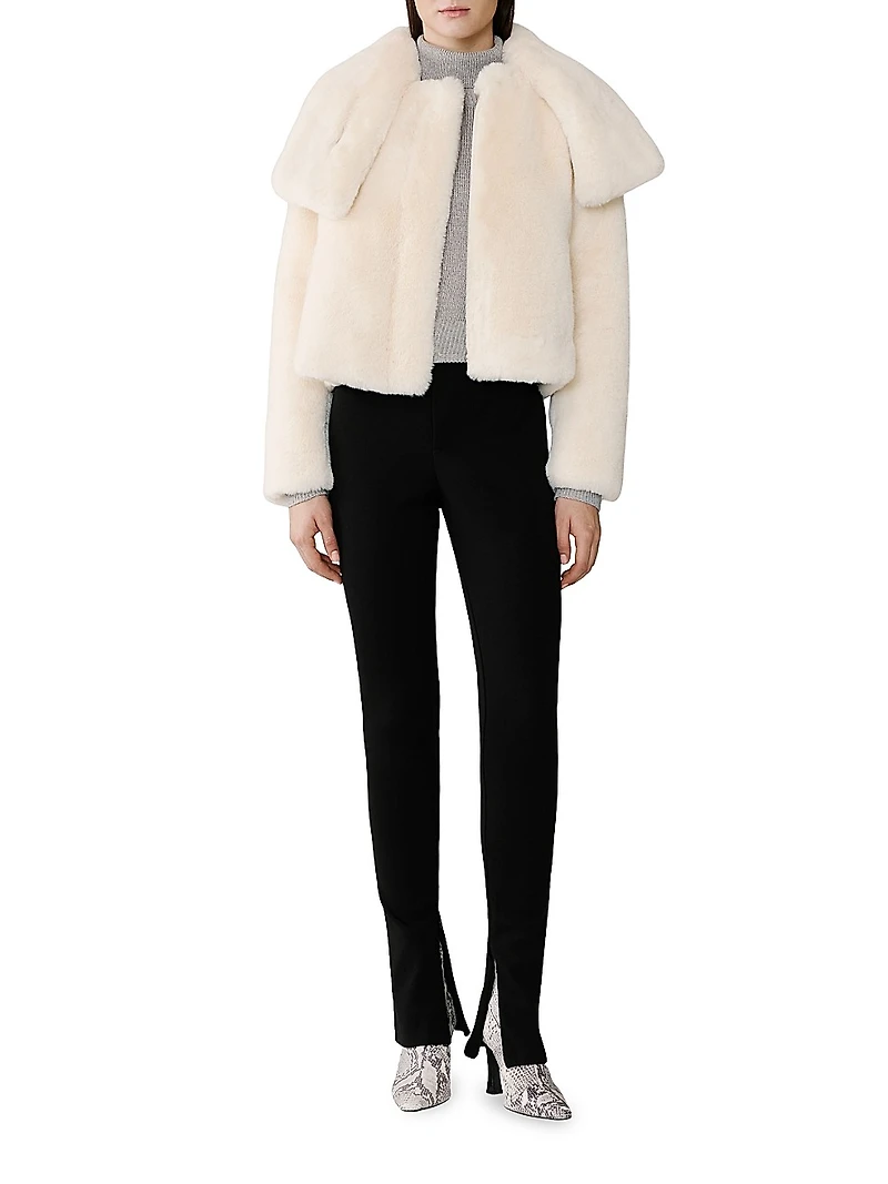 Kendell Faux Fur Scarf Jacket