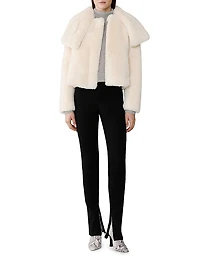 Kendell Faux Fur Scarf Jacket