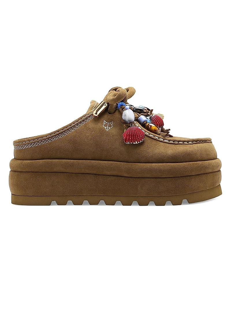 Blizzard Kid Suede Slip-On Mules