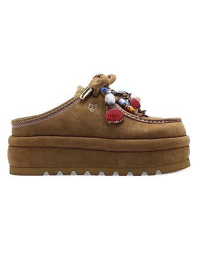 Blizzard Kid Suede Slip-On Mules