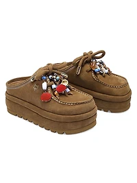 Blizzard Kid Suede Slip-On Mules