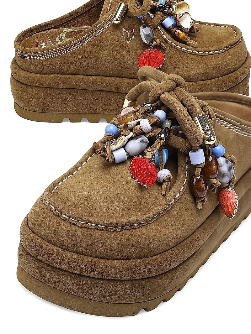 Blizzard Kid Suede Slip-On Mules