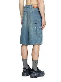 Livery Whiskered Denim Bermuda Shorts